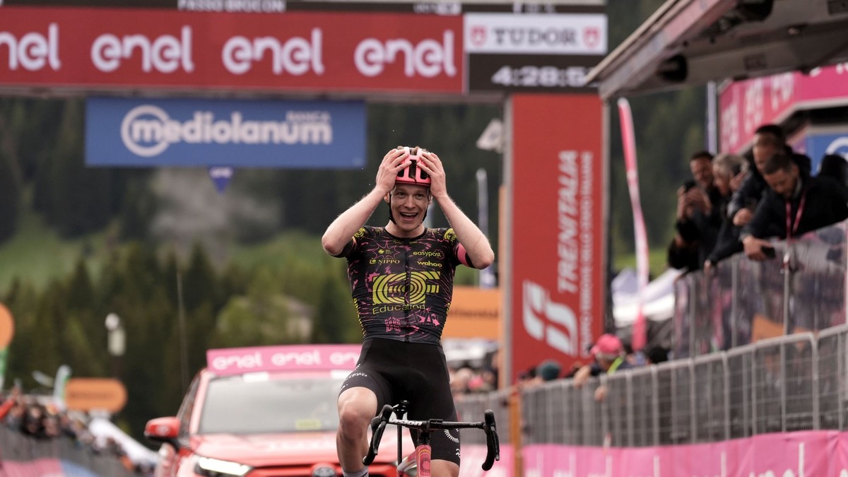 Georg Steinhauser vyhral 17. etapu na Giro d'Italia 2024.