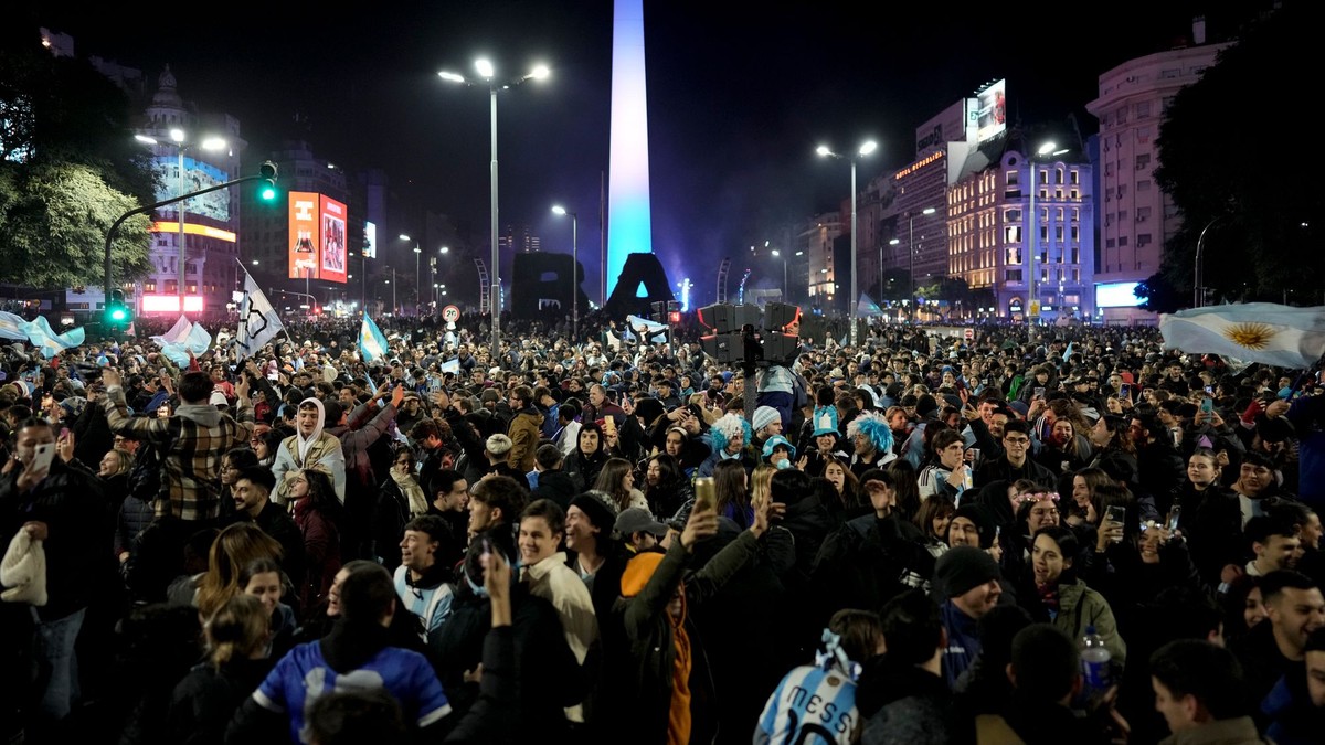 Fanúšikovia Argentíny sa tešia z víťazstva nad Kolumbiou vo finále Copa América 2024.