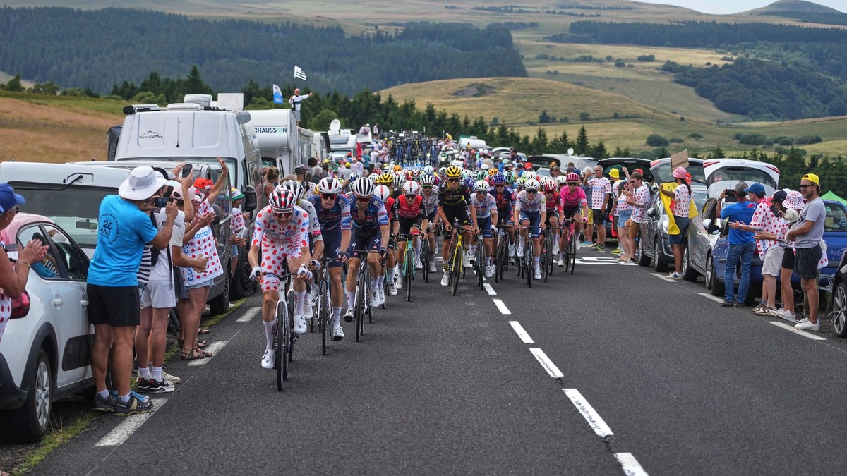 Cyklisti na Tour de France 2025.