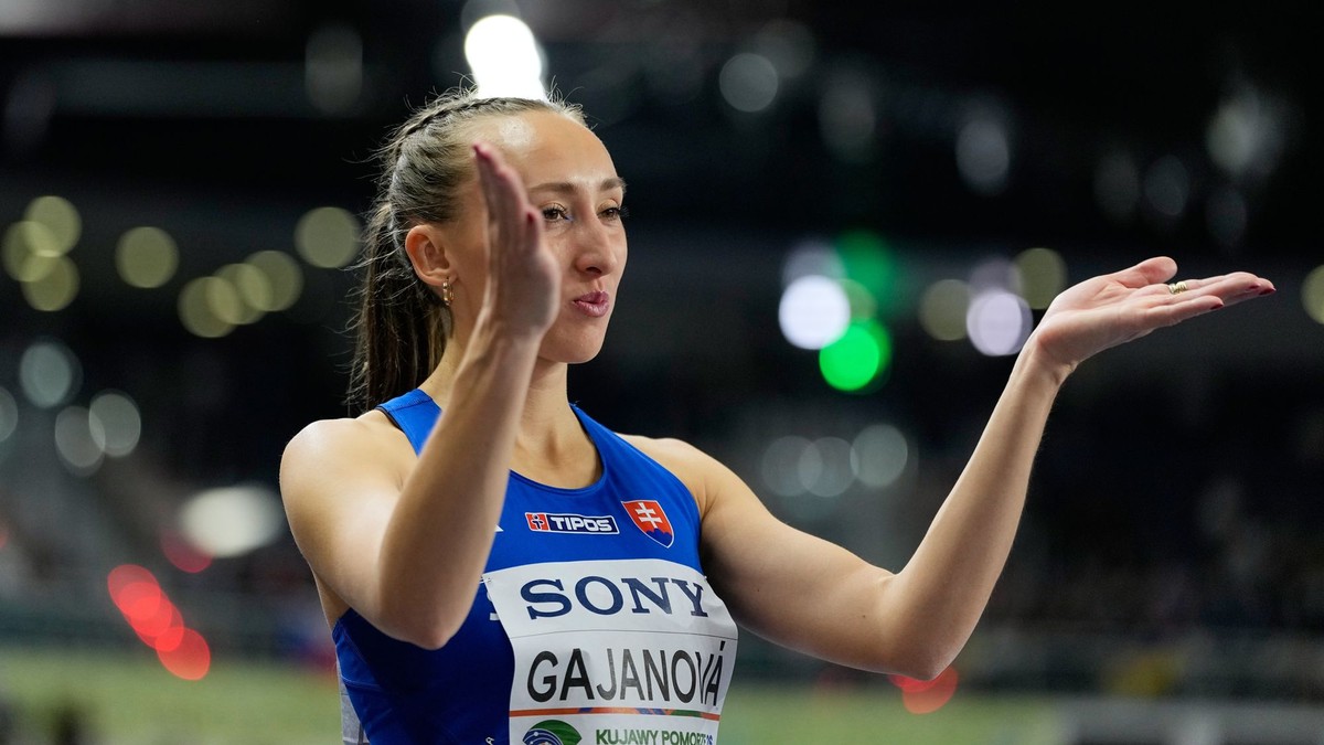 Na snímke slovenská atlétka Gabriela Gajanová.