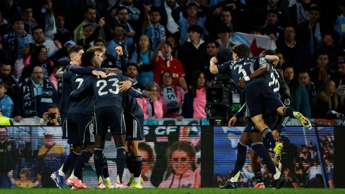 Real Madrid oslavuje gól