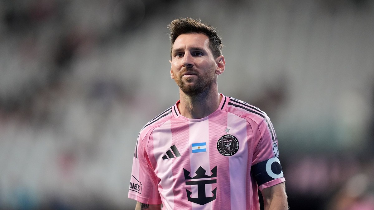 Argentínsky futbalista Lionel Messi (10) počas zápasu Interu Miami s Philadelphiou.