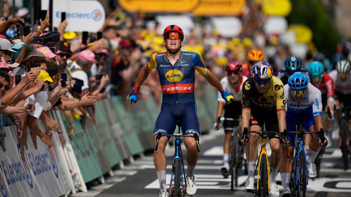 Mads Pedersen vyhral 8. etapu na Tour de France 2023.