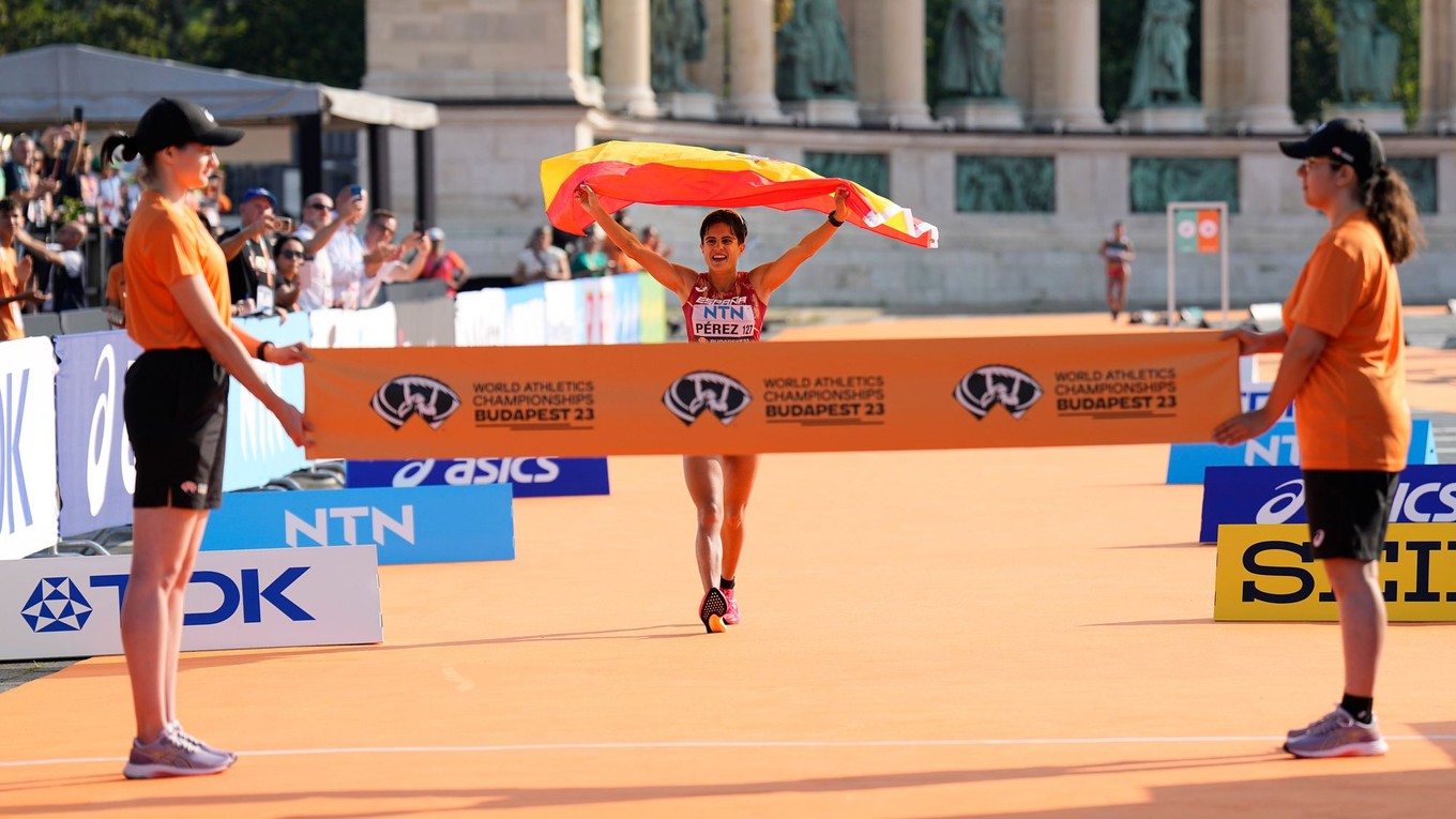 Maria Perezová získala zlato v chôdzi na 20 km na MS v atletike 2023.