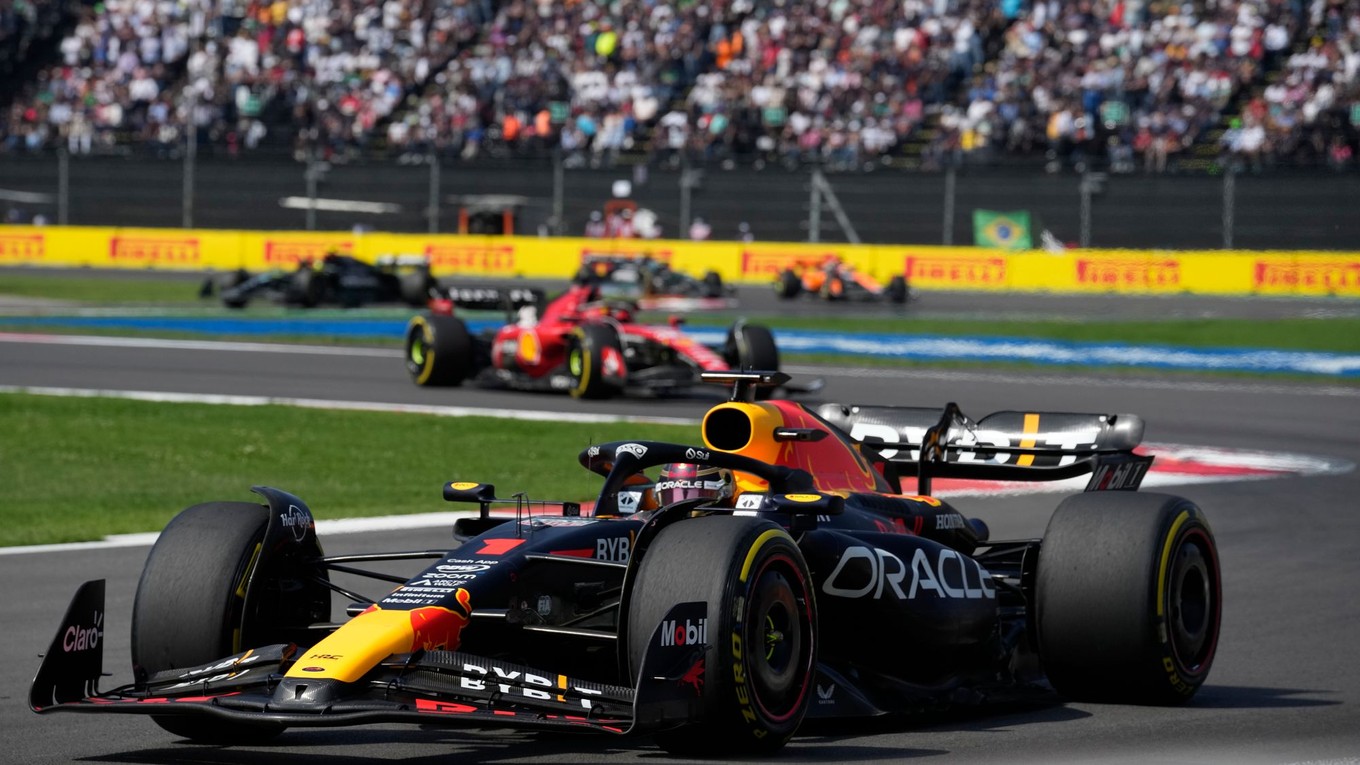 Max Verstappen počas Veľkej ceny Mexika 2023.