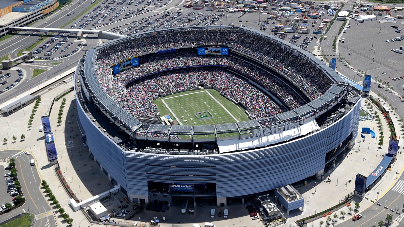 MetLife Stadium v New Yorku, na ktorom sa odohrá finále MS vo futbale 2026.