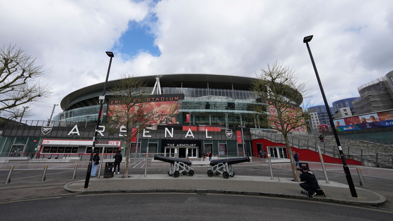 Emirates Stadium - domovský stánok Arsenal FC.