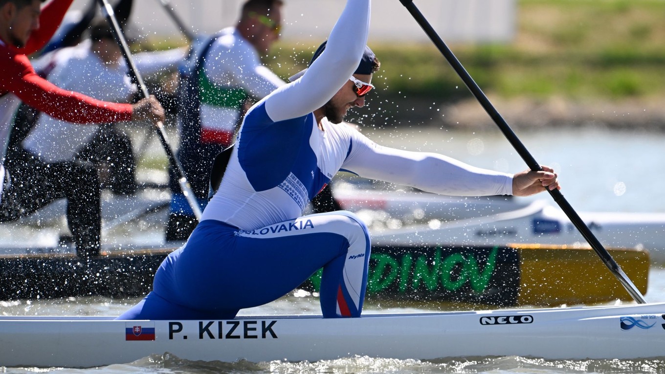 Slovenský reprezentant v rýchlostnej kanoistike Peter Kizek.
