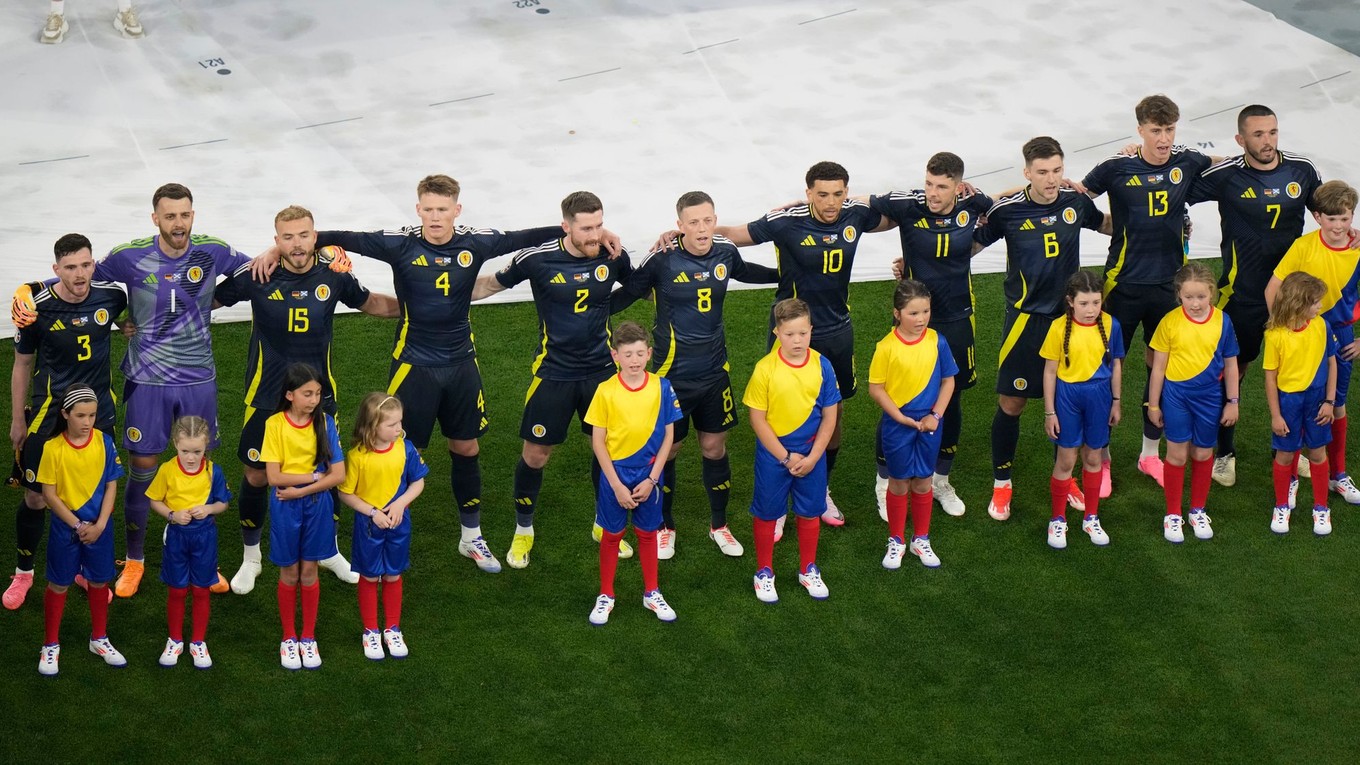 Futbalisti Škótska.