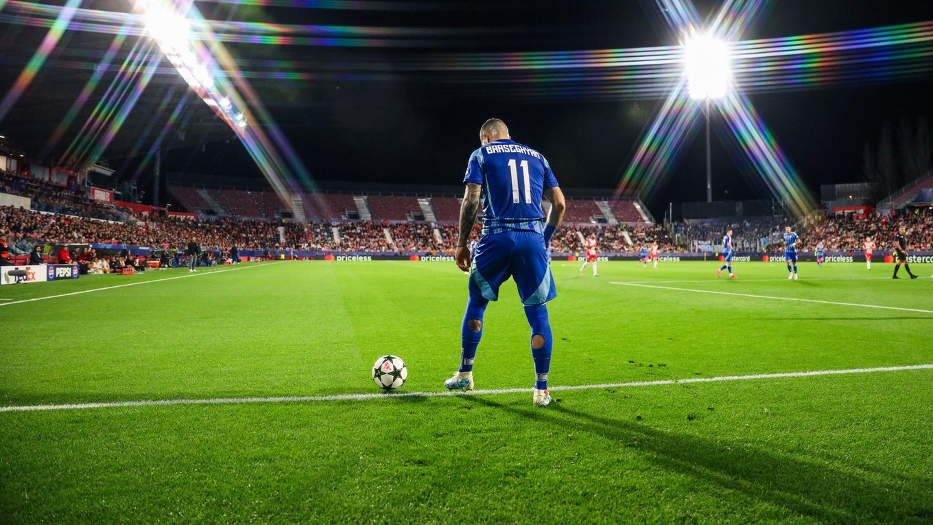 Tigran Barseghjan v zápase proti Girone.