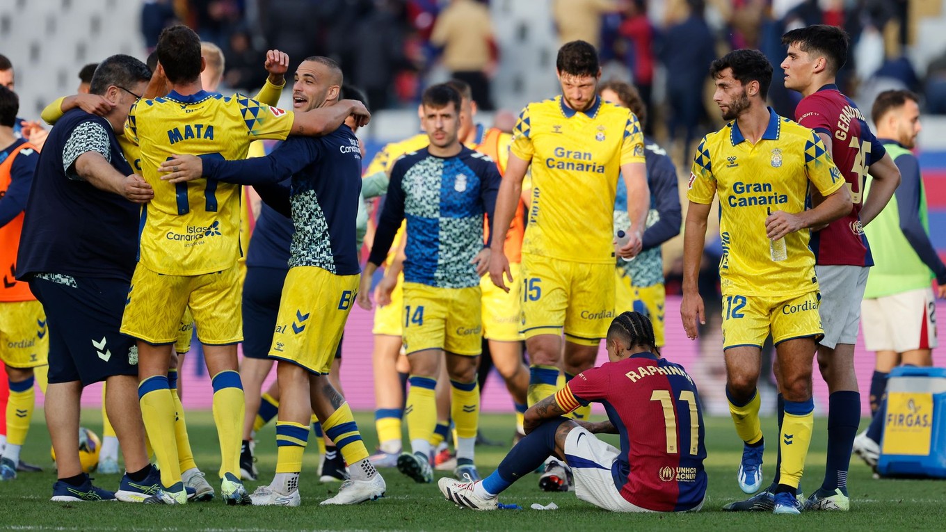 Fotka zo zápasu FC Barcelona - Las Palmas.