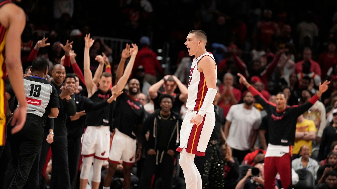 Tyler Herro v drese Miami Heat.