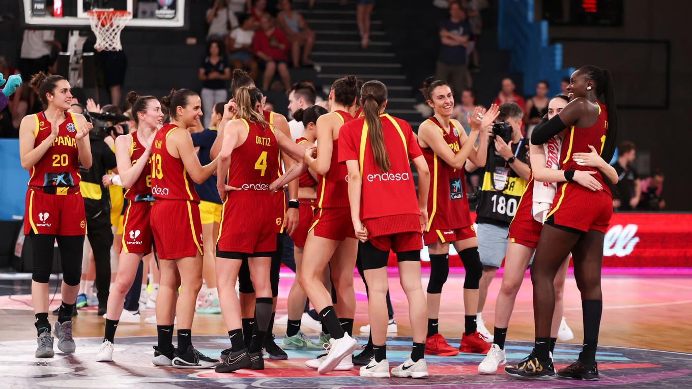 Basketbalistky Španielska na ME 2025.