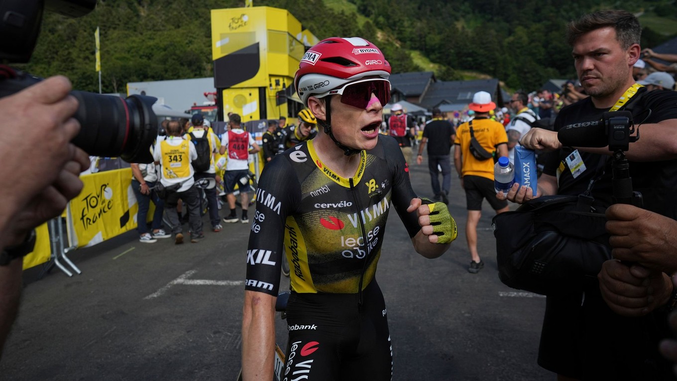 Jonas Vingegaard počas Tour de France 2025.
