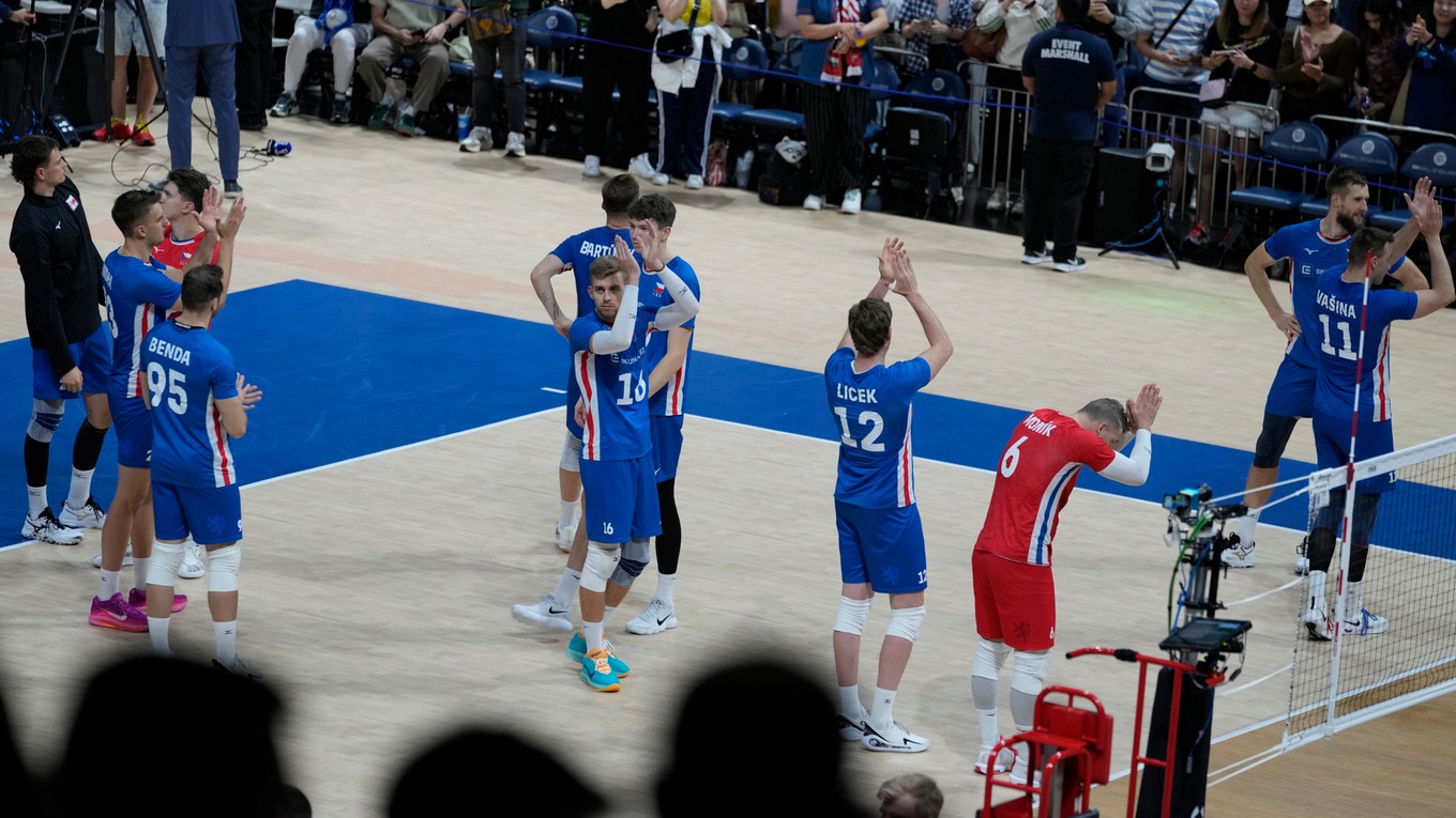 Českí volejbalisti na MS 2025.
