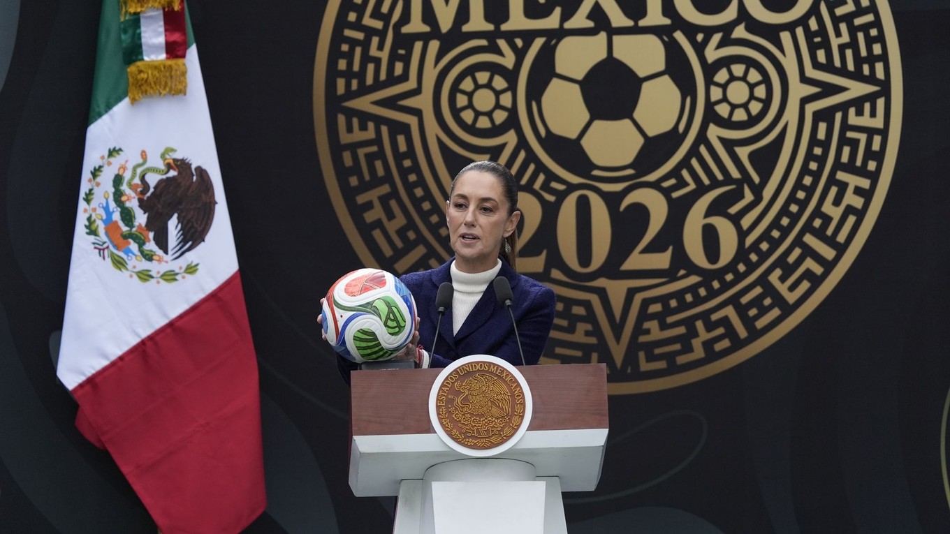 Na snímke mexická prezidentka Claudia Sheinbaumová.