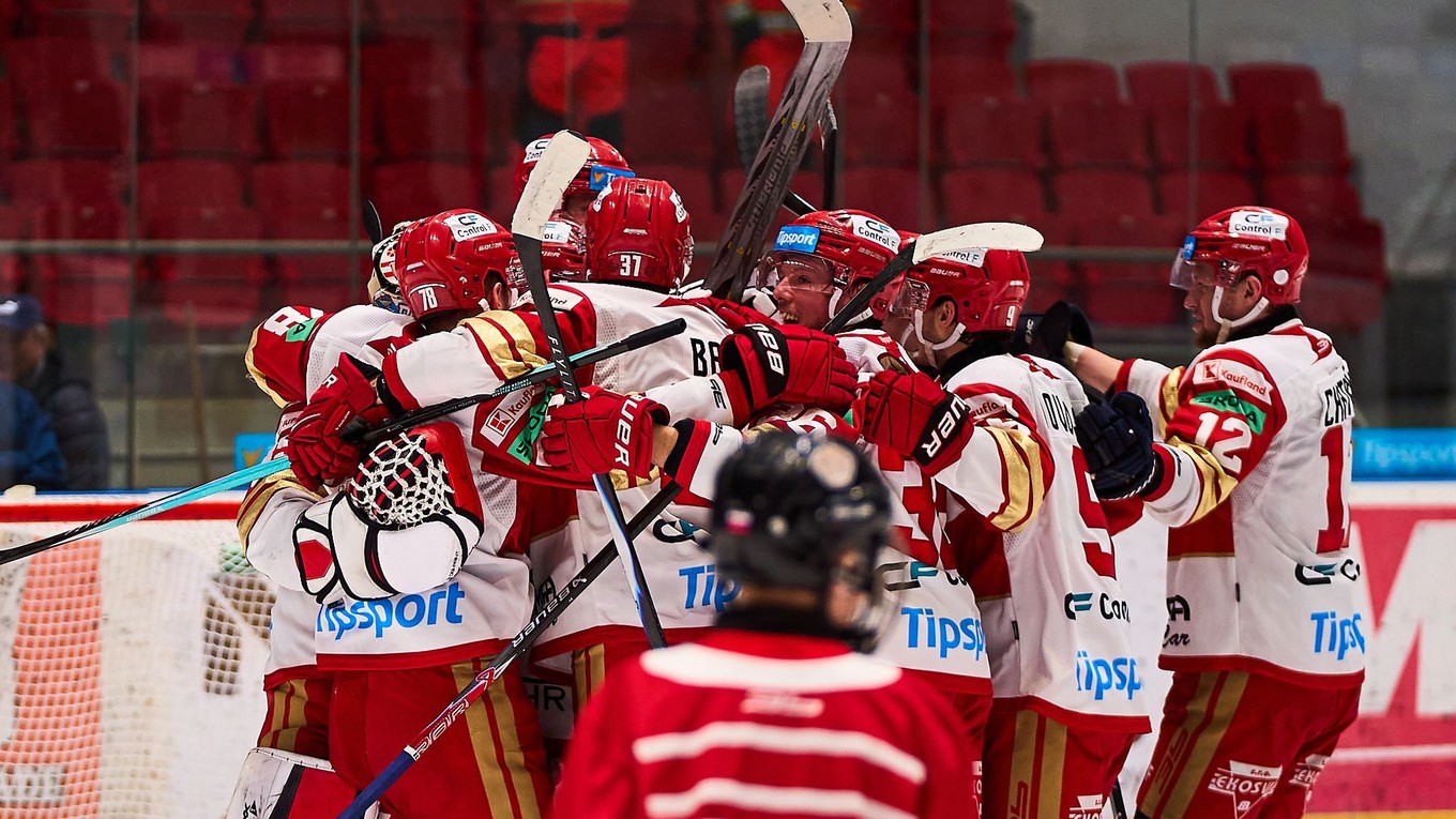Hráči Prešova sa tešia z víťazstva