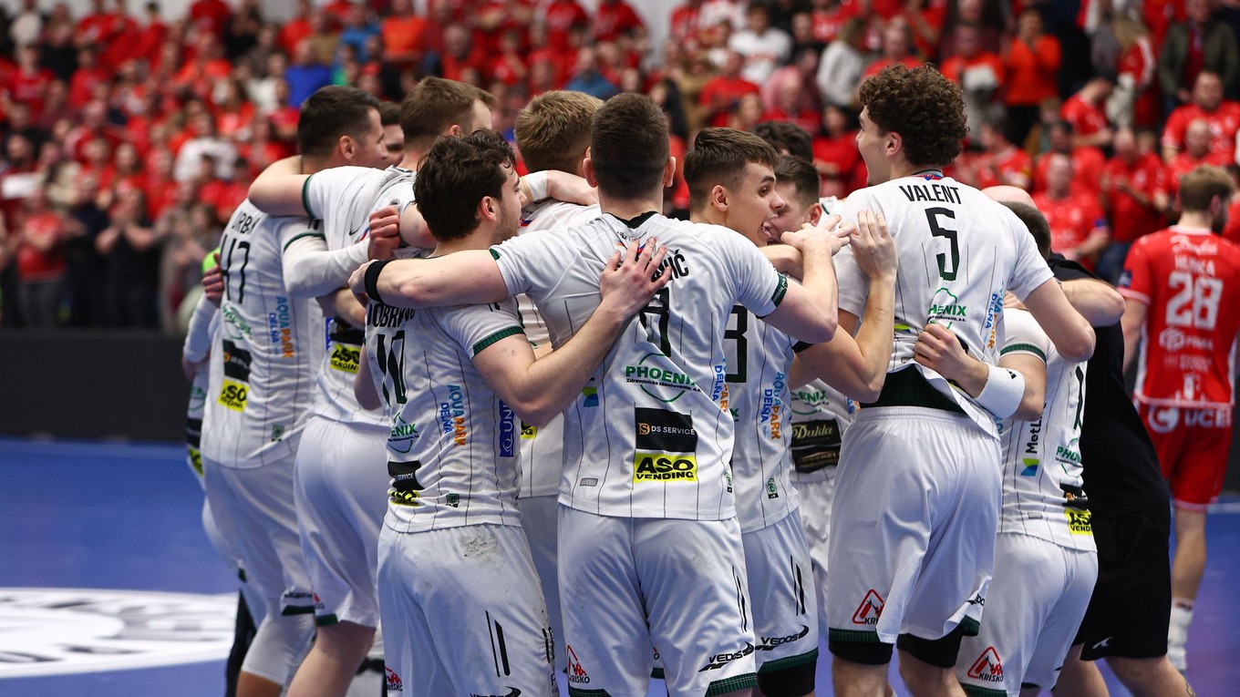 Radosť hráčov Tatrana Prešov.