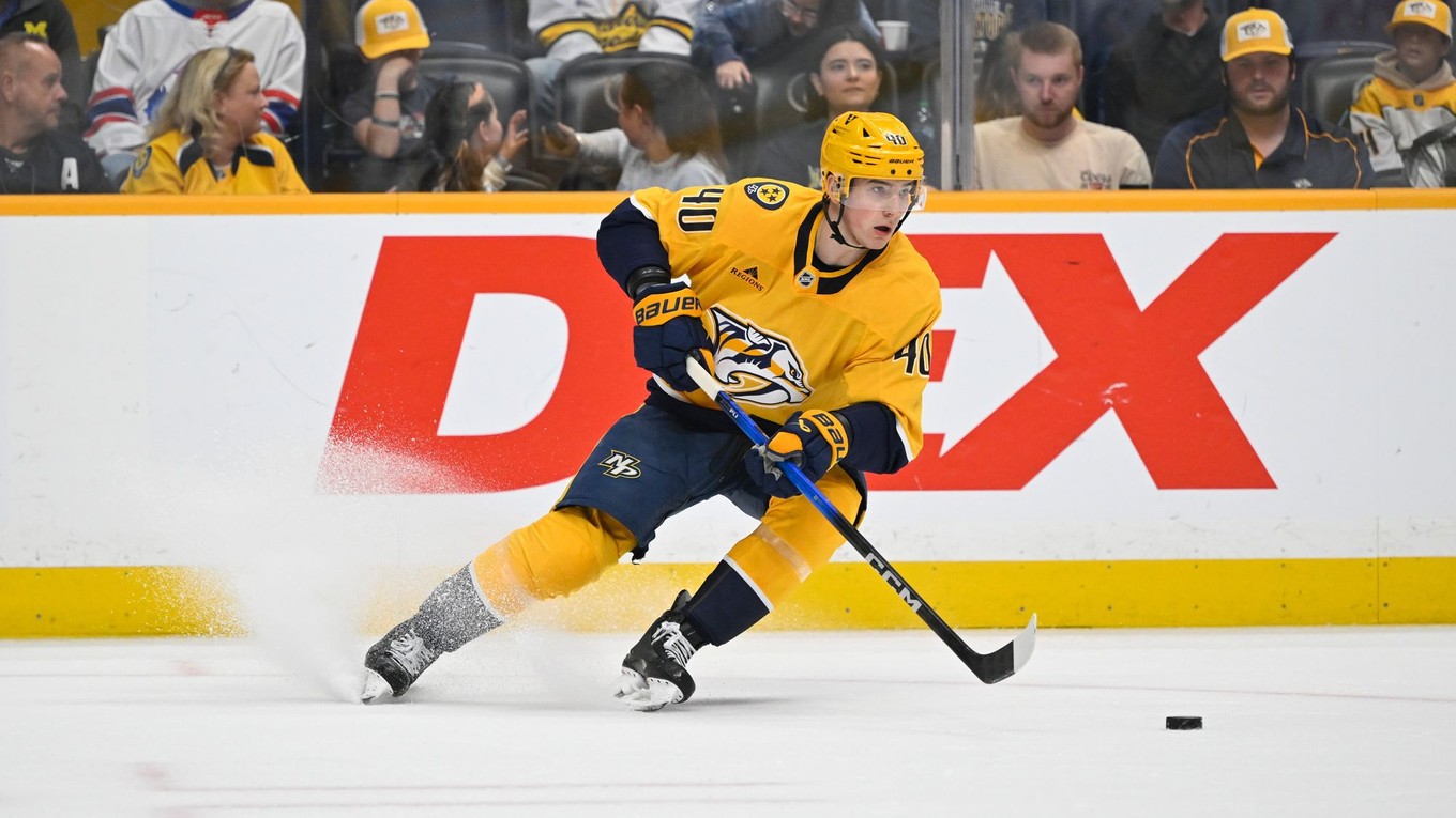 Ruský hokejista Fiodor Svečkov