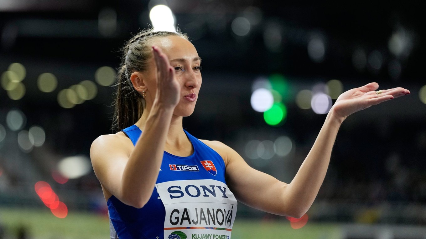 Na snímke slovenská atlétka Gabriela Gajanová.