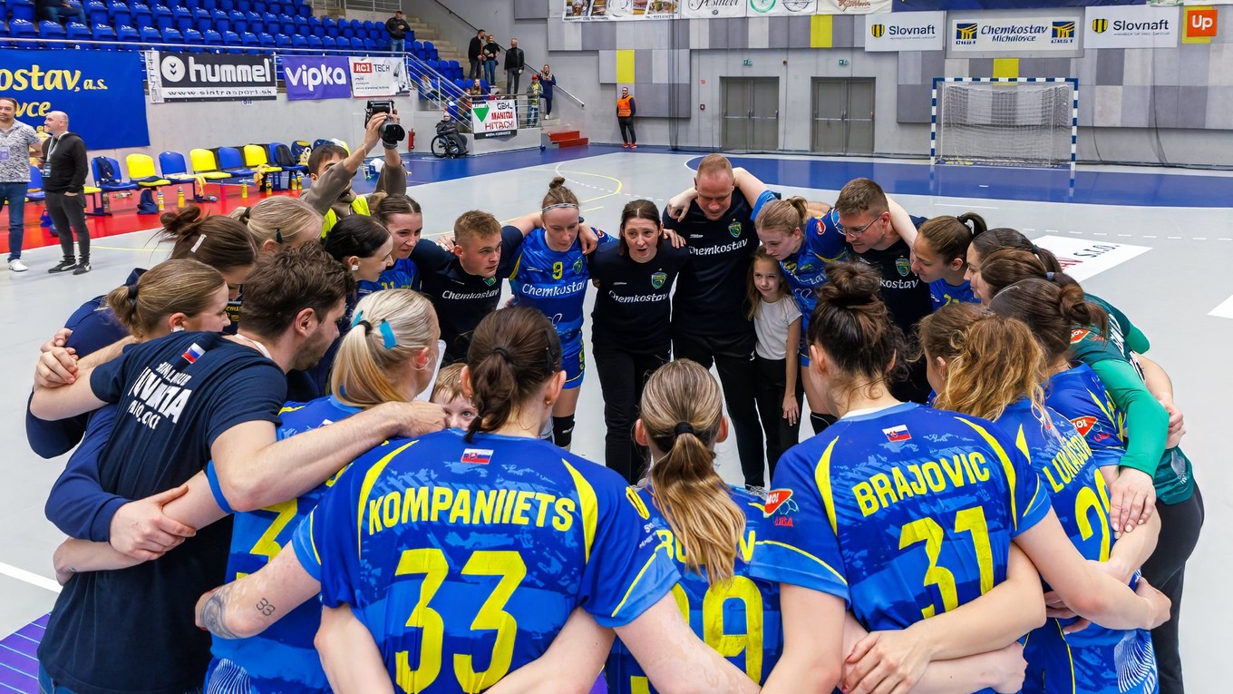 Hádzanárky tímu Iuventa Michalovce