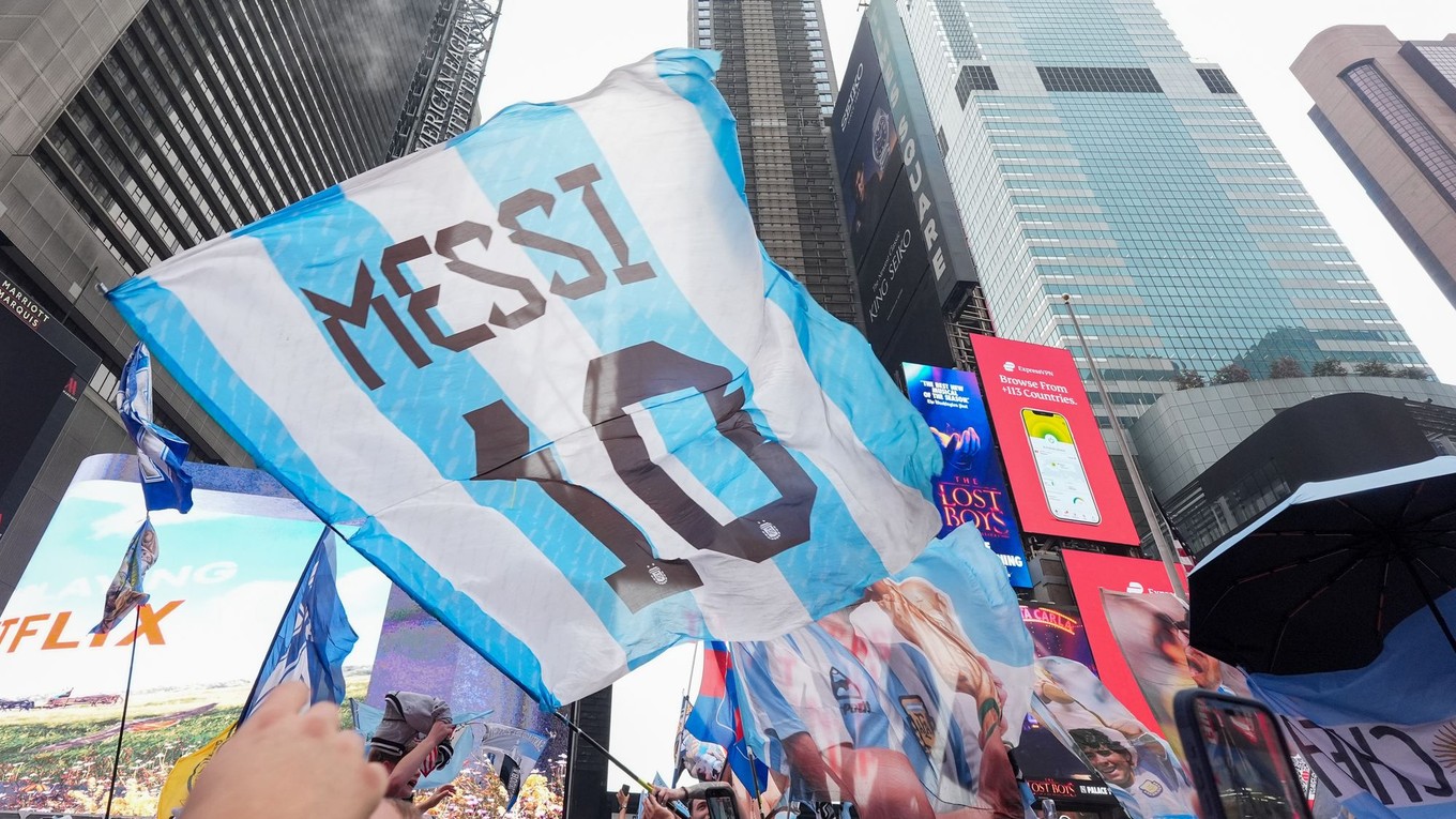Fanúšikovia Argentíny.
