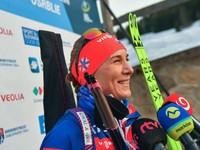 Slovenská biatlonistka Anastasia Kuzminová.