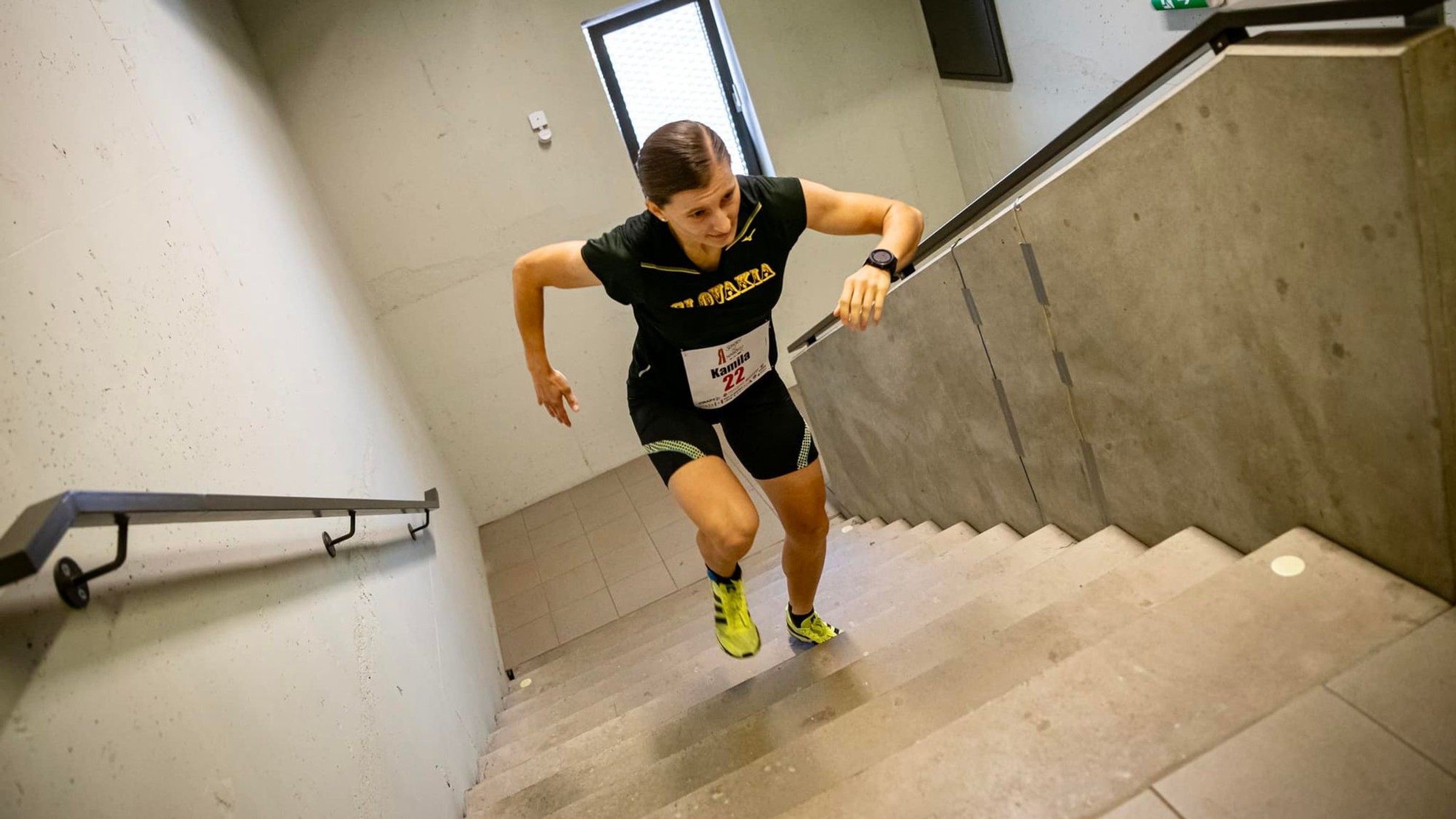 Kamila Chomaničová na pretekoch v Brne.