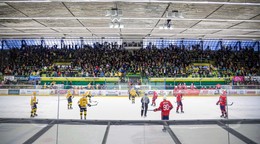 Momentka z hokejového zápasu Vsetína v českej Chance lige