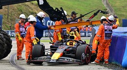 Sergio Perez rozbil auto v 1. kvalifikácii Veľkej ceny Maďarska. 