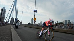 Demi Volleringová počas 3. etapy Tour de France Femmes.