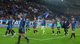 Futbalisti Atalanta Bergamo.