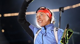 Nemecká biatlonistka Laura Dahlmeierová.
