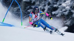 Sara Hectorová počas obrovského slalomu v Semmeringu.