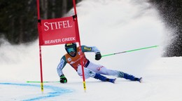 Andreas Žampa počas obrovského slalomu v americkom Beaver Creeku.