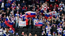Slovenskí hokejoví fanúšikovia 