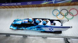 Izraelská posádka bobistov na ZOH 2026.