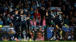 Real Madrid oslavuje gól