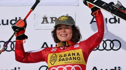 Julia Scheibová sa raduje z víťazstva