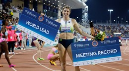 Emma Zapletalová v Dohe zlepšila svetový výkon roka