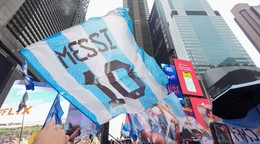 Fanúšikovia Argentíny.