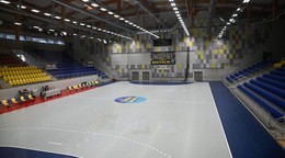 Na snímke hádzanárska hala Chemkostav aréna po tlačovej konferencii klubu MŠK IUVENTA Michalovce.