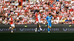 Momentka zo zápasu Slavia Praha - Zbrojovka Brno.