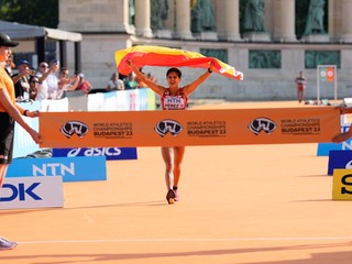 Maria Perezová získala zlato v chôdzi na 20 km na MS v atletike 2023.