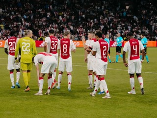 Futbalisti Ajaxu Amsterdam.