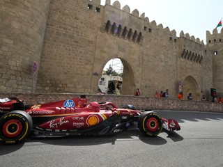 Charles Leclerc na Ferrari.