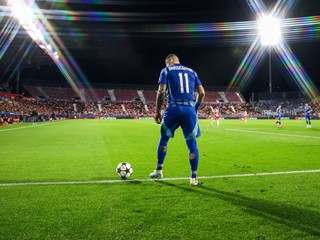 Tigran Barseghjan v zápase proti Girone.