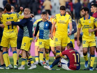 Fotka zo zápasu FC Barcelona - Las Palmas.