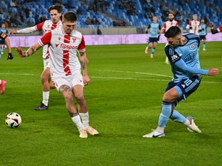 Fotka zo zápasu ŠK Slovan Bratislava - AS Trenčín.