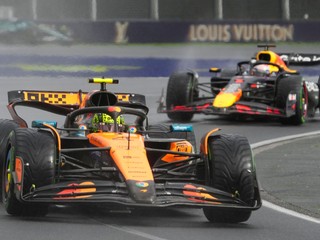 Lando Norris a Max Verstappen.